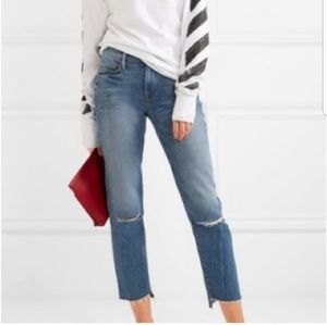 FRAME Le Nouveau Raw Edge Hem Jeans size 26